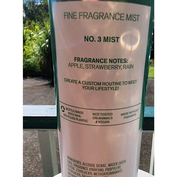 NEW Bath And Body Works Apple NO.3 Fine Fragrance Body Mist Scent - Picture 3 of 3